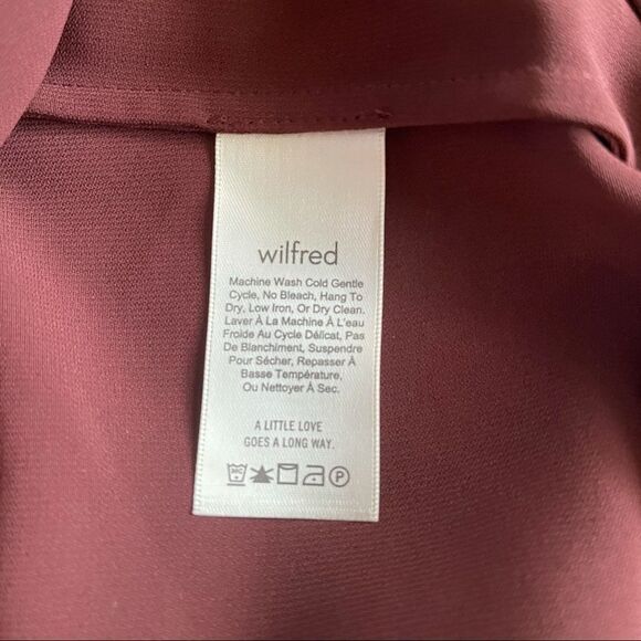 Wilfred Laon Long Sleeve Open Back Blouse in Truffle XS - Picture 5 of 9